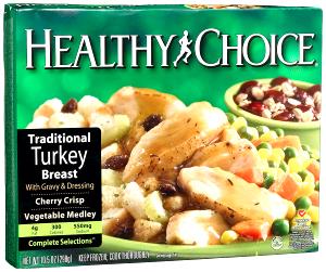 1 Healthy Choice Meal (10 Oz) Turkey with Vegetable Stuffing (Diet Frozen Meal)