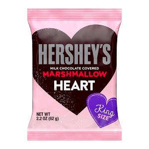 1 heart (62 g) Valentine Marshmallow Heart (King Size)