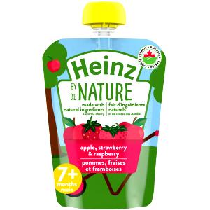 1 Heinz Junior-3 Jar Serving (6 Oz) Baby Food Junior Apple Raspberry