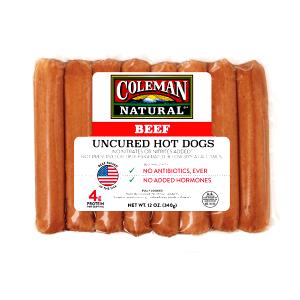 1 hot dog (42 g) All Natural Uncured Franks