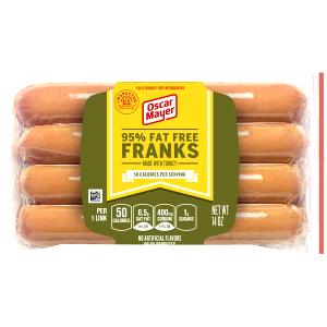 1 hot dog (50 g) Fat Free Hot Dogs