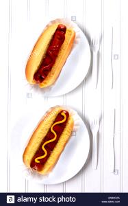 1 hot dog Hot Dog with Ketchup