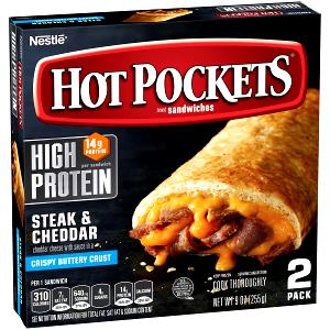 1 Hot Pockets Beef & Cheddar Meat and Cheese Turnover