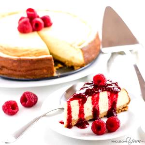 1 Individual (approx 3-1/2" X 3-1/2" X 1") Diet Cheesecake with Fruit