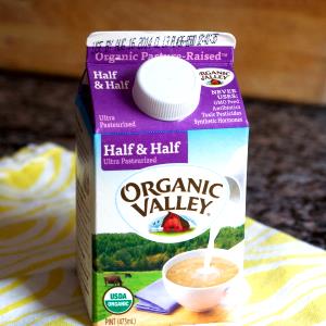 1 Individual Container Half and Half or Heavy Cream