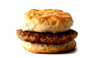 1 İtem Sausage Biscuit