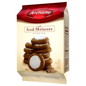 1 Large (3-1/2" - 4" Dia) (include Archway Brand) Molasses Cookie