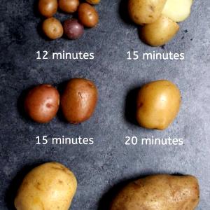 1 Large (3" To 4-1/4" Dia, Raw) Boiled Potato