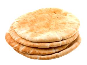 1 Large (6-1/2" Dia) White Pita Bread