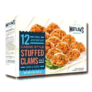 1 Large (6 In 11 Oz Frozen Package) Stuffed Clams