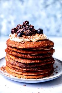 1 Large (7" Dia) Buckwheat Pancakes