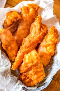 1 Large Atlantic (yield After Cooking, Bone Removed) Baked Breaded or Battered Cod