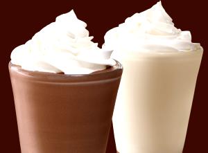 1 Large Burger King Shake Carry-Out Milk Shake (Flavors Other Than Chocolate)