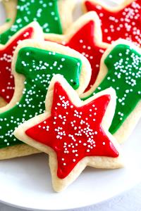 1 Large Butter or Sugar Cookie with Icing or Filling Other Than Chocolate