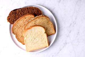 1 Large Or Thick Slice Whole Wheat Bread with Raisins