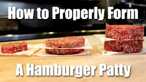 1 Large Patty (5.3 Oz, Raw, 3 Patties Per Lb) (yield After Cooking) Ground Meat