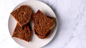 1 Large Slice Toasted Pumpernickel Bread