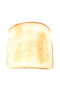 1 Large Slice Toasted White Bread