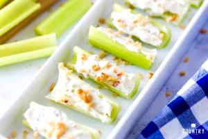 1 Large Stalk (11" - 12" Long) Celery Stuffed with Cheese