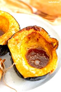 1 Lb Acorn Winter Squash (with Salt, Cooked, Baked)