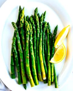 1 Lb Asparagus (with Salt, Frozen, Drained, Cooked, Boiled)