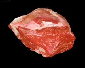 1 Lb Beef Chuck (Shoulder Top and Center Steaks, Lean Only, Trimmed to 0" Fat, Choice Grade)