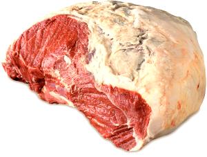 1 Lb Beef Tip Round (Lean Only, Trimmed to 1/4" Fat)