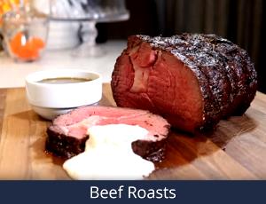 1 Lb Beef Tip Round (Trimmed to 1/2" Fat, Prime Grade, Cooked, Roasted)