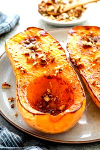 1 Lb Butternut Winter Squash (with Salt, Cooked, Baked)