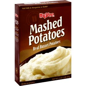 1 Lb Mashed Potatoes (From Flakes, Whole Milk and Margarine)