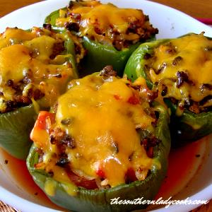 1 Lb Sweet Green Peppers (with Salt, Drained, Cooked, Boiled)