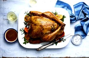 1 Lb Turkey Light Meat (Young Hen, Cooked, Roasted)