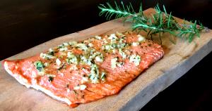 1 Lb Wild Coho Salmon (Cooked, Moist Heat)