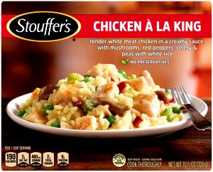 1 Le Menu Meal (10.25 Oz) Chicken A La King with Rice (Frozen Meal)