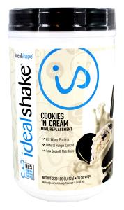 1 level scoop (33.76 g) IdealShake Cookies 