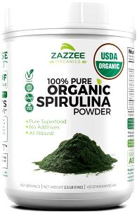 1 level tsp (3.3 g) Organic Spirulina Powder