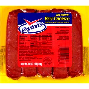 1 link (45 g) Del Norte Beef Chorizo