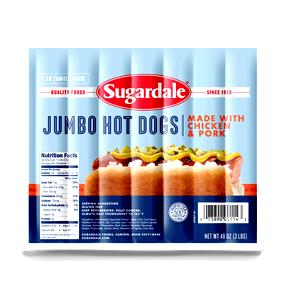 1 link (57 g) Jumbo Hot Dog Wieners