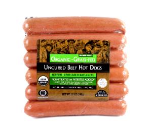 1 link (57 g) Organic Grass-Fed Uncured Beef Hot Dogs