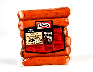 1 link (74 g) Natural Casing Smoked Bratwurst