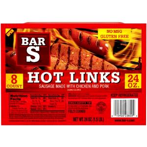 1 link (84 g) Hot Smoked Sausage made with Chicken, Beef and Pork