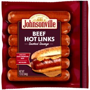 1 link (85 g) Hot Beef Smoked Sausage