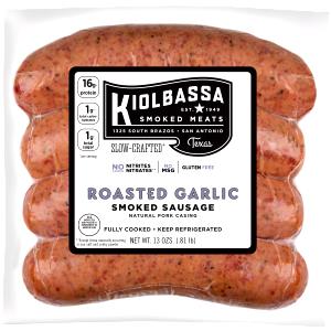 1 link (85 g) Smoked Sausage Links Roasted Garlic