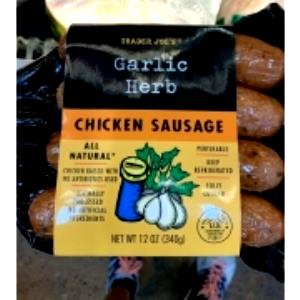 1 link (85 g) Smokey Garlic Herb Chicken Sausage