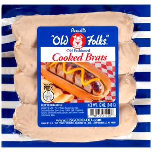 1 link (90 g) Old Fashioned Cooked Brats