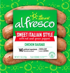 1 link (91 g) Sweet Italian Style Chicken Sausage