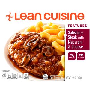 1 Meal (10 Oz) Salisbury Steak with Gravy, Macaroni and Cheese (Frozen Meal)