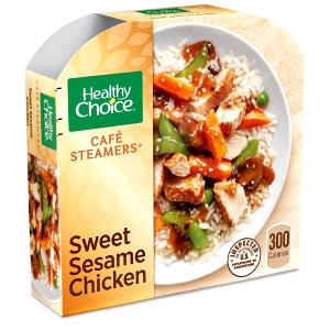 1 meal (276 g) Cafe Steamers Chicken & Potatoes & Peach BBQ Sauce