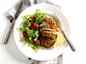 1 meal (287 g) Pistachio Crusted Chicken