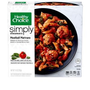 1 meal (298 g) Fresh Flavor Steamers - Meatballs & Sausage Marinara